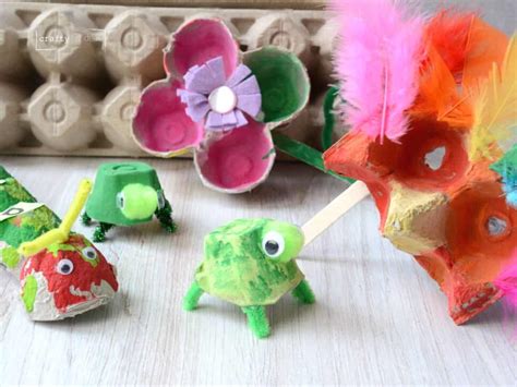 Easy Egg Carton Craft Ideas For Kids - Crafty Art Ideas