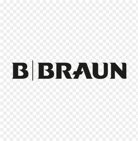 B Braun Black Vector Logo - 461064 | TOPpng