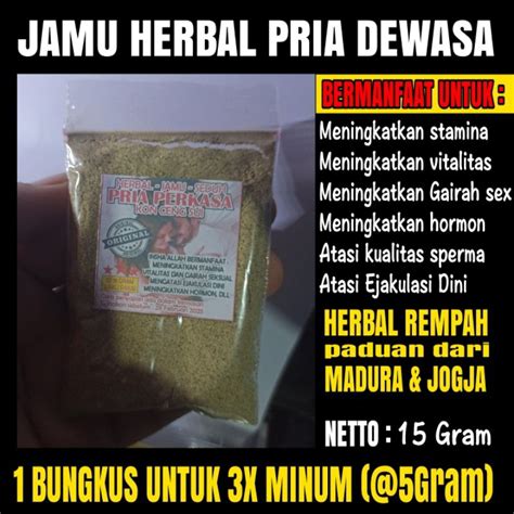 Jual Koncengsui Herbal Jamu Kuat Pria Tahan Lama Atasi Ejakulasi