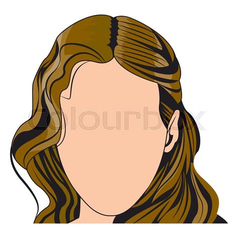 Silhouette Faceless Woman Fashion Stock Vector Colourbox