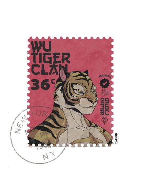 Golden Tiger Stamp Dario7