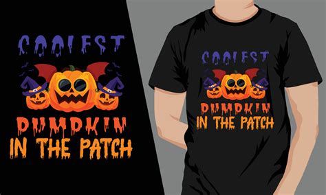 Coolest Pumpkin In The Patch T Shirt Design Vector Art At Vecteezy