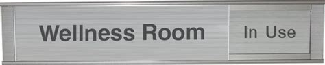 Wellness Room In Use Sign