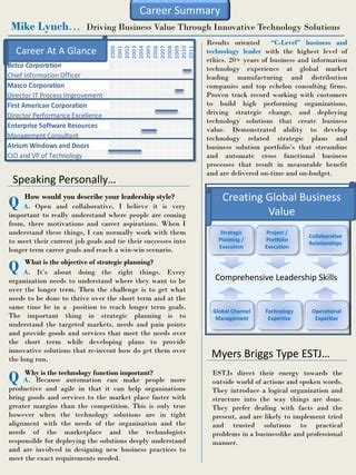 Career Summary | PDF