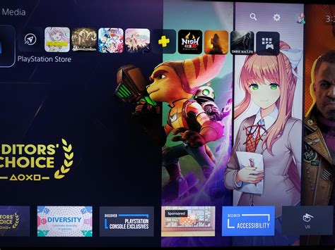 Monika Is On The Front Page Of Ps5s Playstation Store With Editors