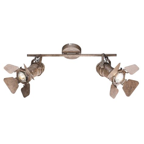 Globo Egon Ceiling Spotlight Rust Coloured Illumination Co Uk