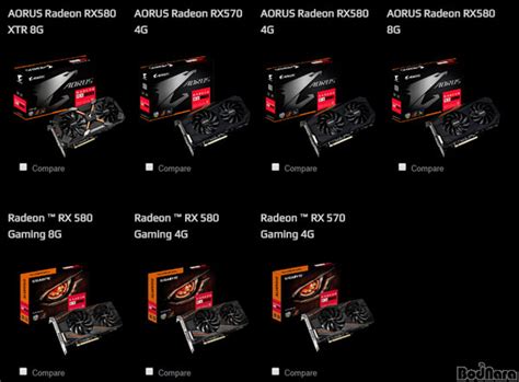 VGA 제조사들, 일제히 라데온 RX 500 시리즈 출시:: 보드나라