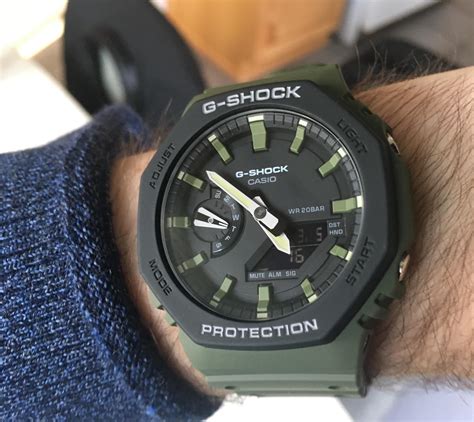 [g Shock] The Green Casioak Ga 2110su 3acr Arrived Today R Watches