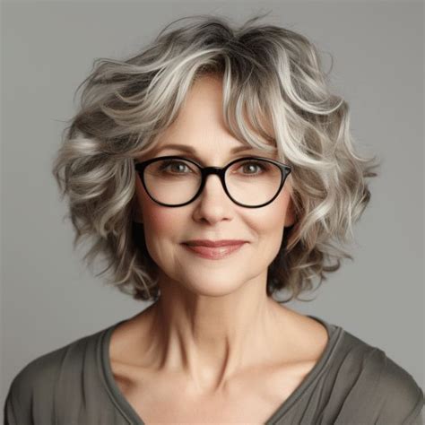 Elegant Hairstyles For Women Over With Glasses In Medium