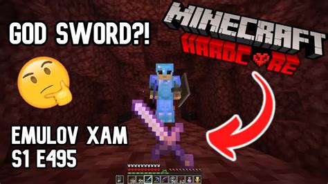 GOD SWORD Minecraft Hardcore Let S Play S1 E495 YouTube