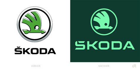 Skoda Logo Vorher Und Nachher Design Tagebuch