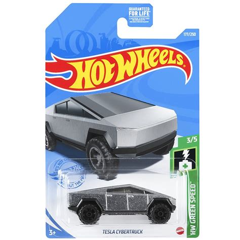 Mattel Hot Wheels C Tesla Cybertruck Silver Tesla Pickup