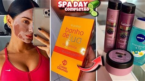 Spa Day Complet O Testando Produtos Novos Youtube