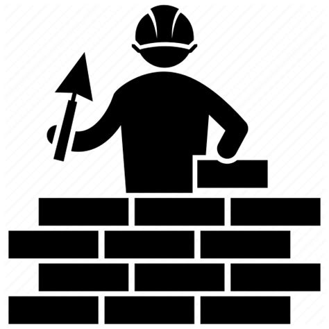 Brick Brickwork Clip Art Bricklayer Line Graphics 234573 Free Icon