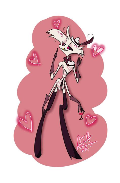 (Hazbin Hotel) Angel dust drawing inspired by his older design | Art~ Amino