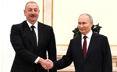 Meeting With President Of Azerbaijan Ilham Aliyev President Of Russia