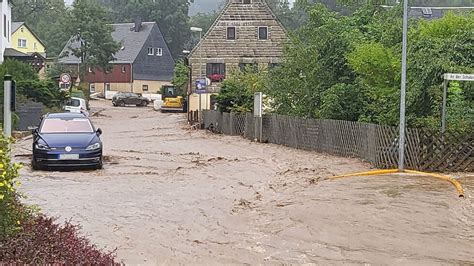 Starkregen Sorgt Im Chemnitzer Umland F R Berschwemmungen Radio Dresden