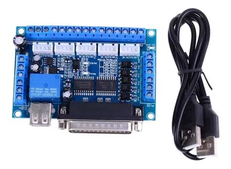 Tarjeta Controladora Cnc Mach Usb Ejes Khz Lpt Db Cuotas Sin