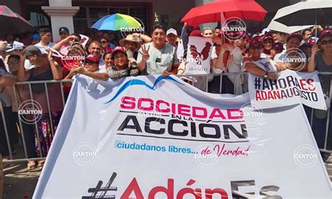 Sociedad en la Acción reitera su apoyo a Adán Augusto en Cárdenas