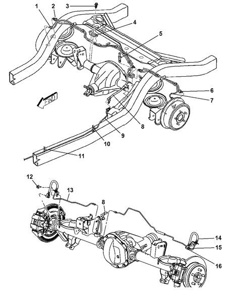 Breakout Diagram Of Jeep Wrangler A Frame Need Rear Brake He