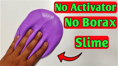 How To Make Slime Without Borax Activator L How To Make Slime Without