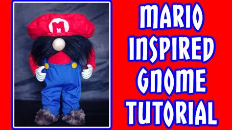 Mario Inspired Gnome Tutorial YouTube