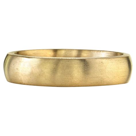 Customizable Handcrafted Engraved 5mm Joseph Band In 18k Gold By Single