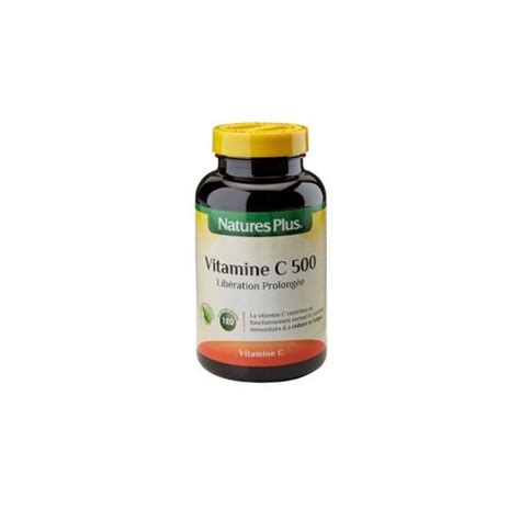 Natures Plus Vitamina C 500 Liberação Estendida 120 Comprimidos