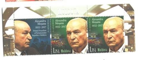 2018 Moldova Famous People Alexandru Mosanu 2v With Label Mnh Ebay