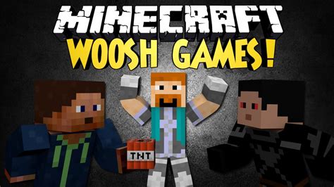 Minecraft Mini Game Woosh Games With Snivic And Skyzah Youtube