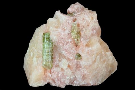 Yellow-Green Apatite Crystals in Salmon Calcite - Canada (#126996) For Sale - FossilEra.com