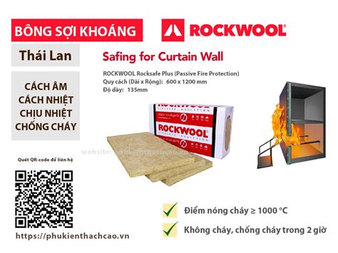 Bông sợi khoáng cách âm cách nhiệt chống cháy hãng Rockwool Asia Thái Lan