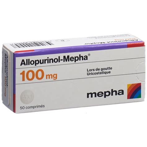 allopurinol mepha tabl  mg blist  stk  bestellen
