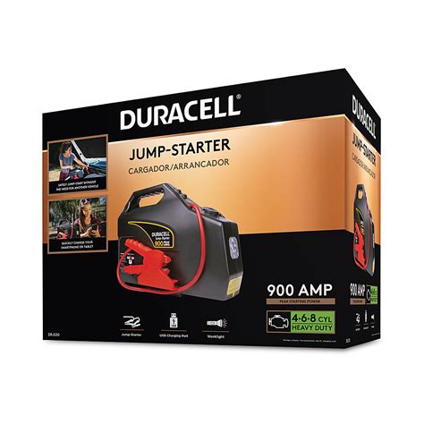 Duracell Portable Jump Starter With Air Compressor Black