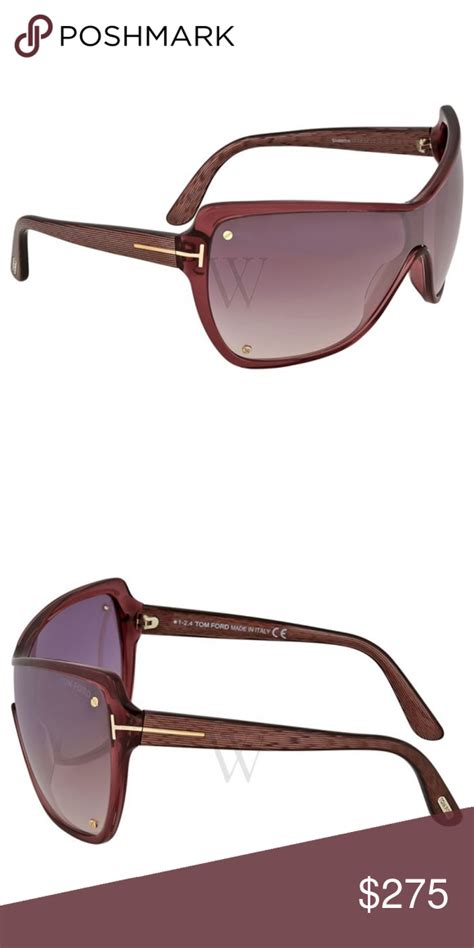 Nwt Tom Ford Ekaterina Purple Gradient Sunglasses Brand New With Tag Tom Ford Sunglasses Series