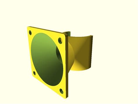Free Stl File Customizable Fan Duct For All Metal Hot End And Mm Fan D Print Design To