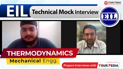 Thermodynamics Mock Interview For Eil Mechanical Engineering