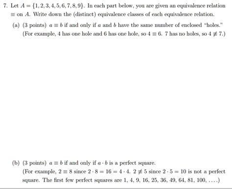 Solved Let A In Each Part Below You Are Given An