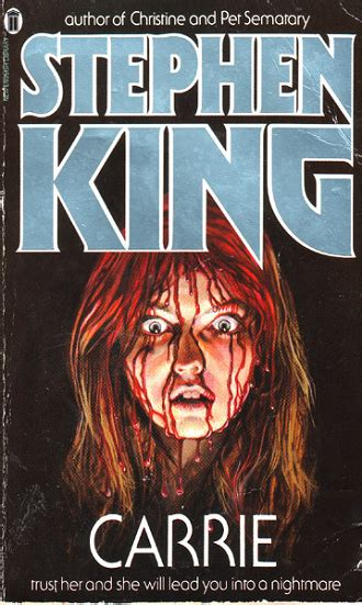 Stephen King Carrie Book Cover