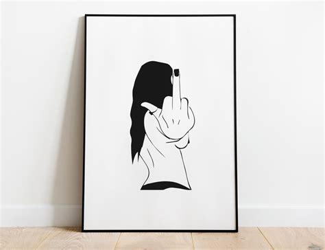 Middle Finger Svg Finger Svg Fuck You Svg Fuck Off Svg Etsy