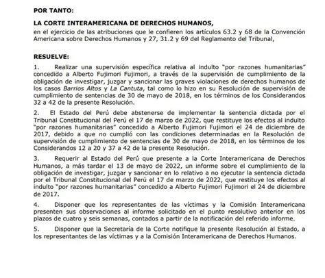 Indulto A Alberto Fujimori Hoy Tribunal Constitucional Deja Las