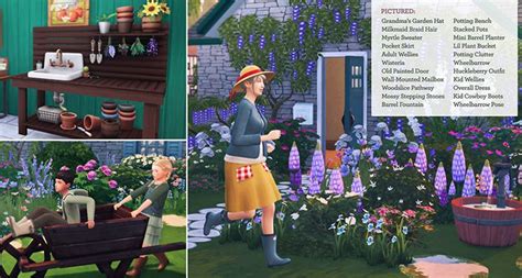 Sims 4 Maxis Match Farmhouse CC All Free FandomSpot Cottage