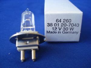 Osram 64260 Scientific / Medical Light Bulb 12V 30W PG22 halogen ...