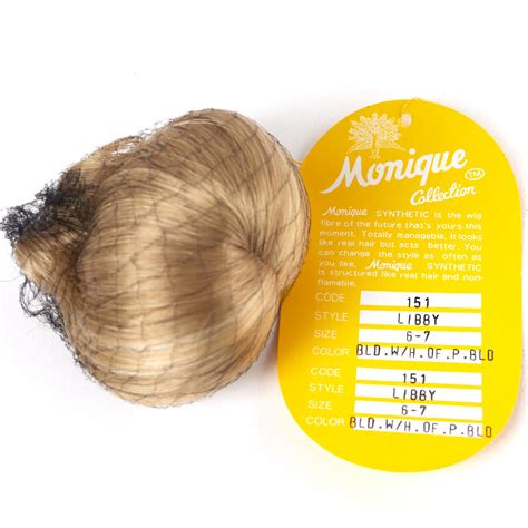 Monique Modacrylic Blonde With Pale Blonde Libby Doll Wig Doll Hair