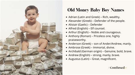 355 Best Old Money Baby Names | Ideas For Boys And Girls