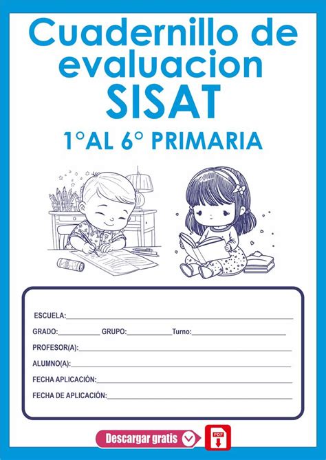 Cuadernillo de Evaluación SISAT Primaria in 2024