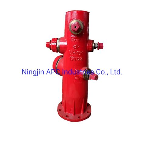 APC Brand Wet Barrel Fire Hydrant With FM And UL Listed 250psi 6 Inlet