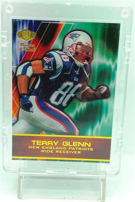 Vintage 2000 Collector S Edge Masters K Klub NFL Terry Glenn Insert