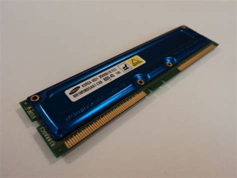 Samsung PC 800 512 MB RIMM 800 MHz RDRAM Memory MR18R082GAN1 CK8 For