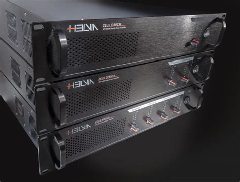 4x240w Multipurpose Power Amplifier Helvia Set Up Your Solutions